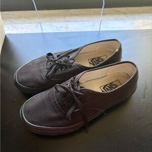 Vans Black Canvas Sneakers